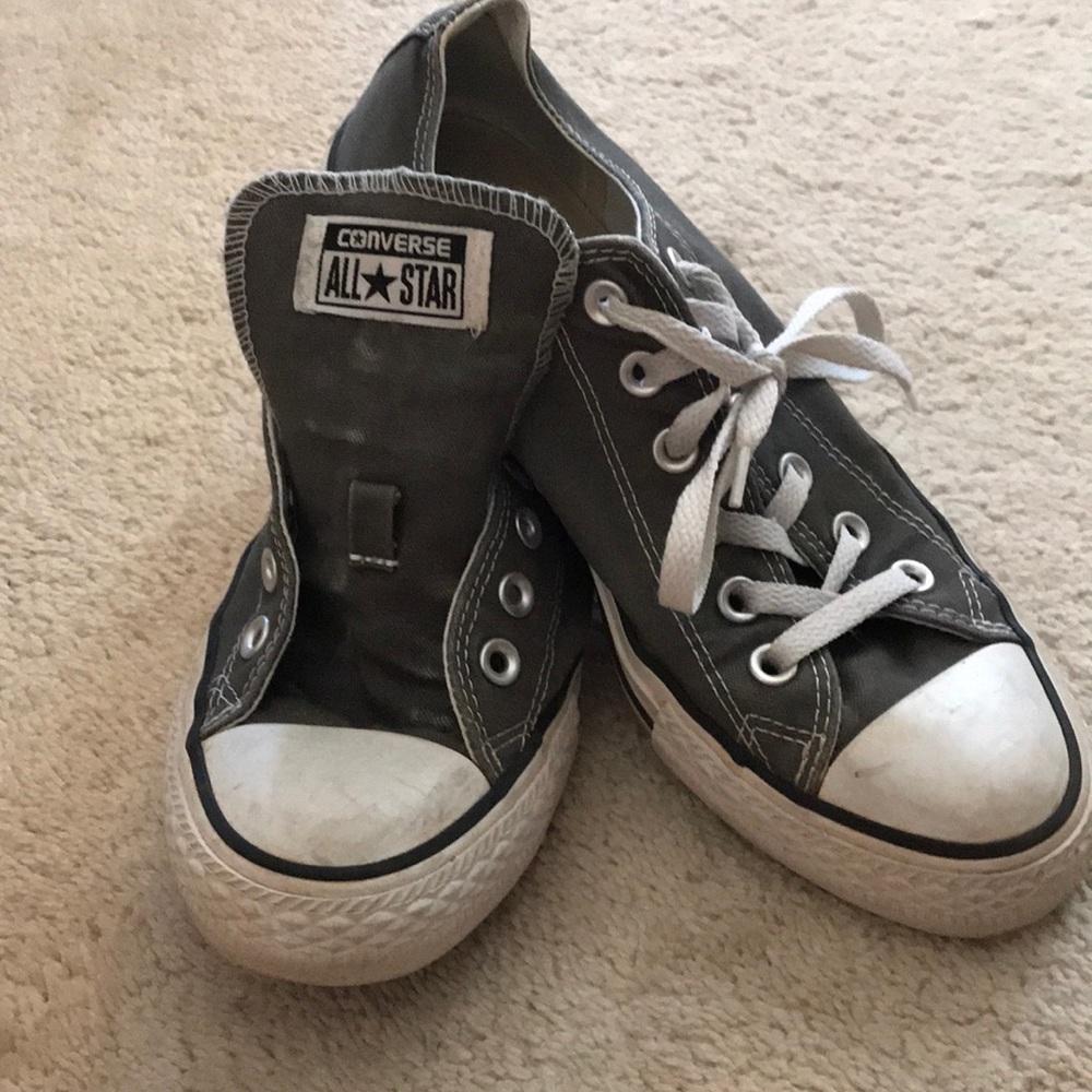 Grey converse
